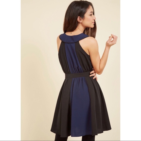 ModCloth Unconventional Combo A-Line Dress - Picture 4 of 5